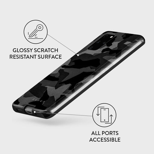 Night Black Camouflage - Samsung Galaxy S20 Plus 4G / 5G Case 7