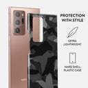 Night Black Camouflage - Samsung Galaxy Note 20 Ultra 4G / 5G Case 2