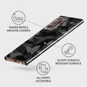 Night Black Camouflage - Samsung Galaxy Note 20 Ultra 4G / 5G Case 3