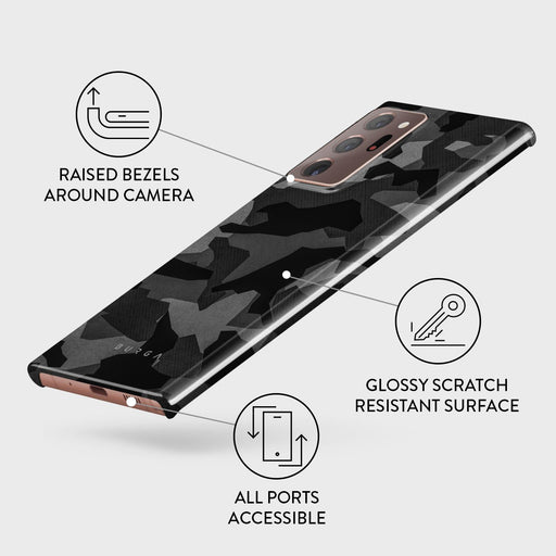 Night Black Camouflage - Samsung Galaxy Note 20 Ultra 4G / 5G Case 3