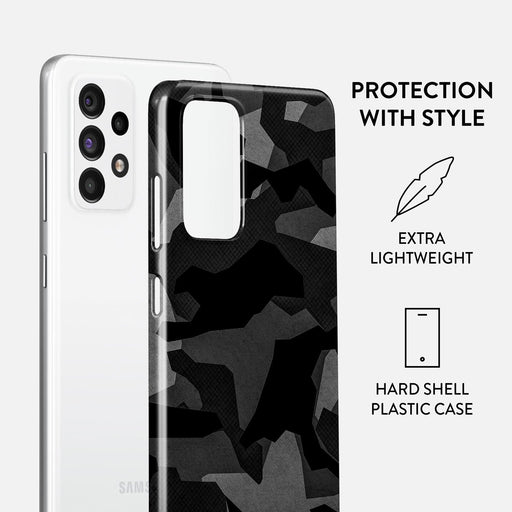 Night Black Camouflage - Samsung Galaxy A72 4G / 5G Case 2