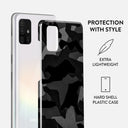Night Black Camouflage - Samsung Galaxy A71 4G Case 2