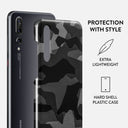 Night Black Camouflage - Huawei P20 Case 2