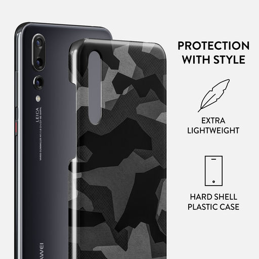 Night Black Camouflage - Huawei P20 Case 2