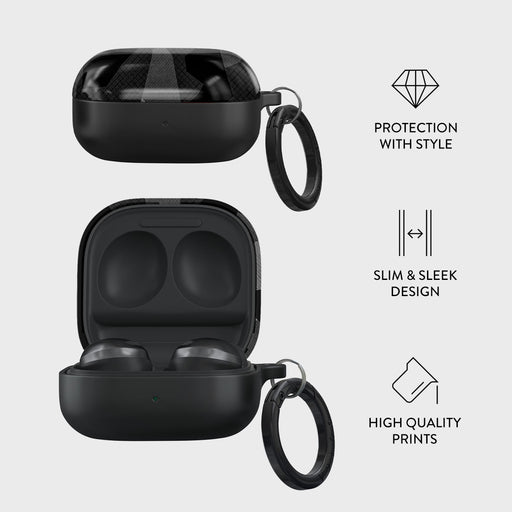 Night Black Camouflage - Samsung Galaxy Buds Pro Case 4