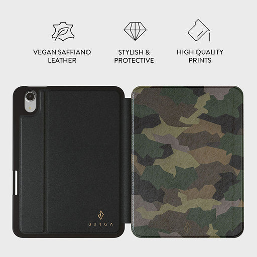 Tropical Green Camo - iPad Mini 8.3 (A17 Pro/6th Gen) Case 3