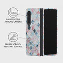 Pink Beach - Mosaic Samsung Galaxy Z Fold 3 Case 3