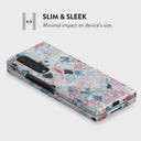 Pink Beach - Mosaic Samsung Galaxy Z Fold 3 Case 4
