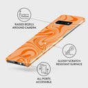 High Vibrations - Color Swirl Samsung Galaxy S10 Plus Case 3