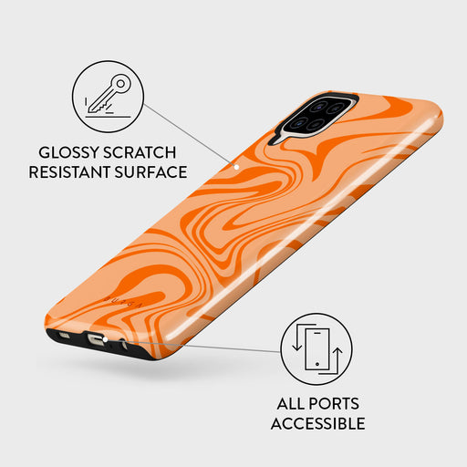 High Vibrations - Color Swirl Samsung Galaxy A12 4G Case 3