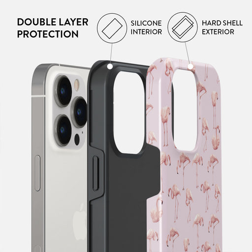 Nostalgic Pink - Flamingos iPhone 13 Pro Max Case 6