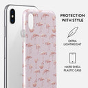 Nostalgic Pink - Flamingos iPhone XS Max Case 2