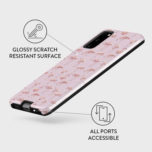 Nostalgic Pink - Flamingos Samsung Galaxy S20 4G / 5G Case 7