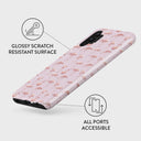 Nostalgic Pink - Flamingos Samsung Galaxy A32 5G Case 3