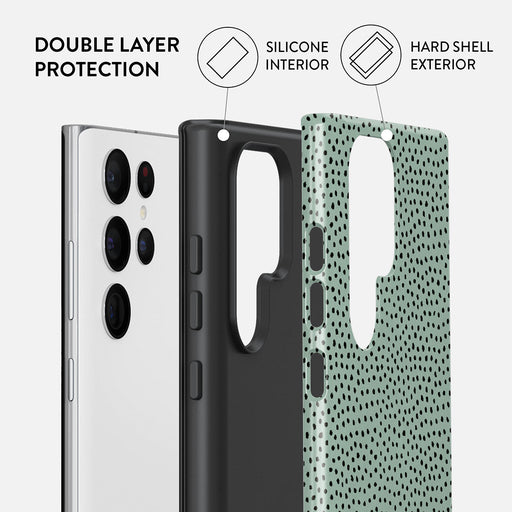 Mint Gelato - Dots Samsung Galaxy S22 Ultra Case 4