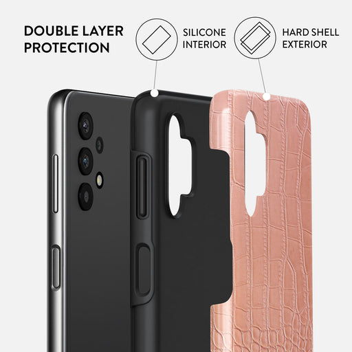 Pink Croco - Samsung Galaxy A32 5G Case 2