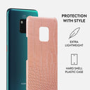 Pink Croco - Huawei Mate 20 Pro Case 2