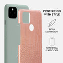 Pink Croco - Google Pixel 5 Case 2