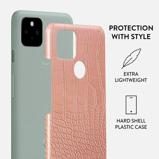 Pink Croco - Google Pixel 5 Case 2