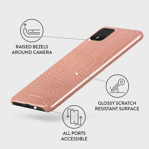 Pink Croco - Google Pixel 4 Case 3