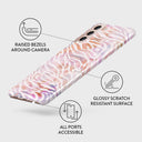 Sultry July - Zebra Samsung Galaxy S21 Plus Case 3