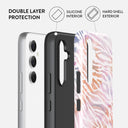Sultry July - Zebra Samsung Galaxy A54 Case 2