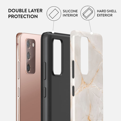 Vanilla Sand - Marble Samsung Galaxy Note 20 4G / 5G Case 6