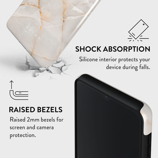 Vanilla Sand - Marble Samsung Galaxy A12 4G Case 8