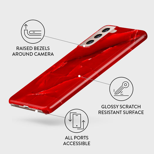 Wild Blaze - Red Samsung Galaxy S21 Plus Case 3