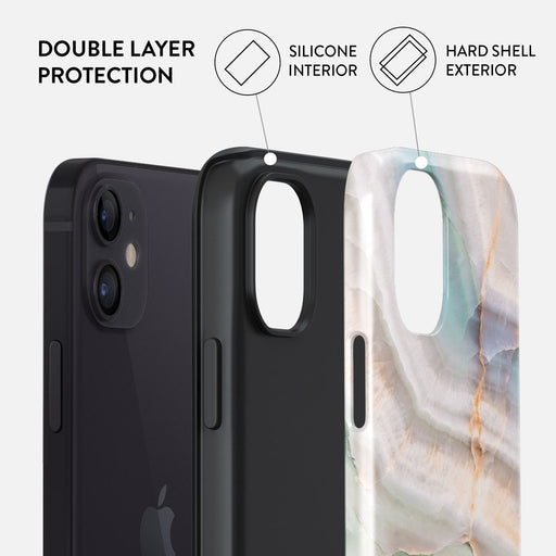 Pastel Hues - Colorful Marble iPhone 12 Case 3