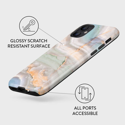 Pastel Hues - Colorful Marble iPhone 12 Case 4