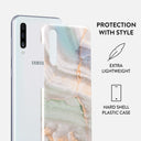 Pastel Hues - Colorful Marble Samsung Galaxy A50 Case 2