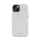 Glacial Desert - White Snakeskin iPhone 14 Plus Case
