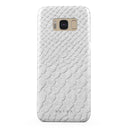 Glacial Desert - White Snakeskin Samsung Galaxy S8 Case 1