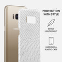 Glacial Desert - White Snakeskin Samsung Galaxy S8 Case 2