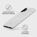 Glacial Desert - White Snakeskin Samsung Galaxy A32 5G Case 3