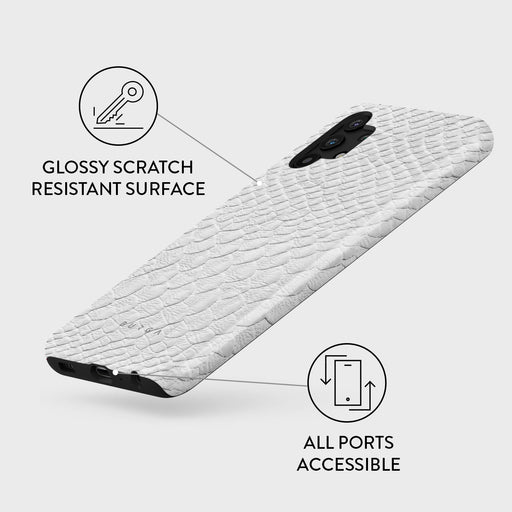 Glacial Desert - White Snakeskin Samsung Galaxy A32 5G Case 3