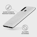 Glacial Desert - White Snakeskin Huawei P30 Lite Case 7