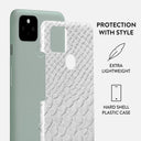 Glacial Desert - White Snakeskin Google Pixel 5 Case 2
