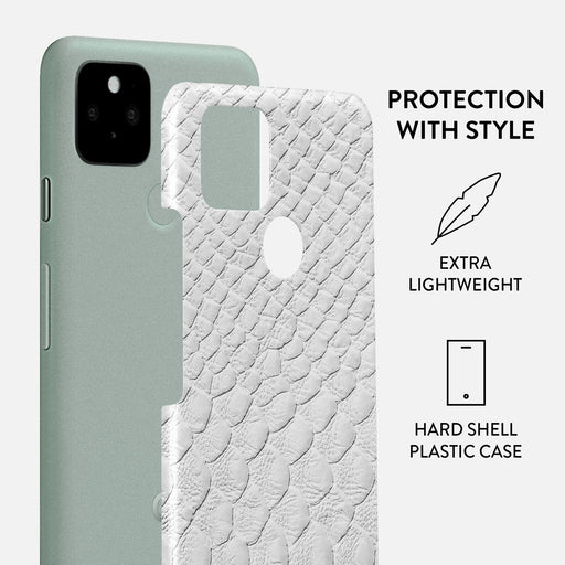 Glacial Desert - White Snakeskin Google Pixel 5 Case 2