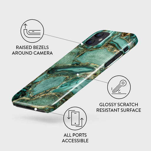 Ubud Jungle - Turquoise iPhone 12 Mini Case 3