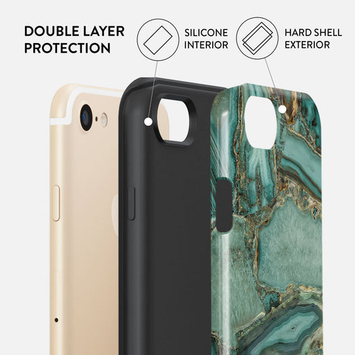 Ubud Jungle - Turquoise iPhone SE (2022) Case 6