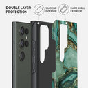 Ubud Jungle - Turquoise Samsung Galaxy S23 Ultra Case 4