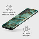 Ubud Jungle - Turquoise Samsung Galaxy S23 Ultra Case 5