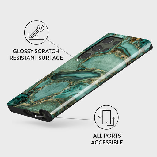 Ubud Jungle - Turquoise Samsung Galaxy S23 Ultra Case 5
