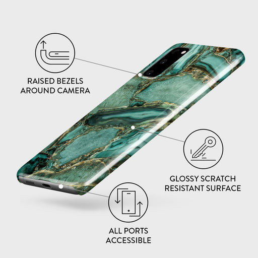 Ubud Jungle - Turquoise Samsung Galaxy S20 4G / 5G Case 3