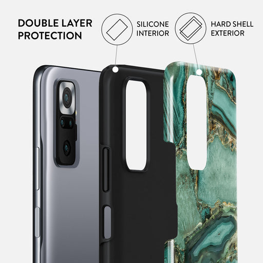 Ubud Jungle - Turquoise Xiaomi Redmi Note 10 Pro Case 2