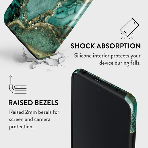 Ubud Jungle - Turquoise Xiaomi Redmi Note 10 Pro Case 4