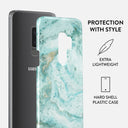 Uluwatu Waves - Teal Samsung Galaxy S9 Plus Case 2