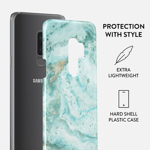 Uluwatu Waves - Teal Samsung Galaxy S9 Plus Case 2